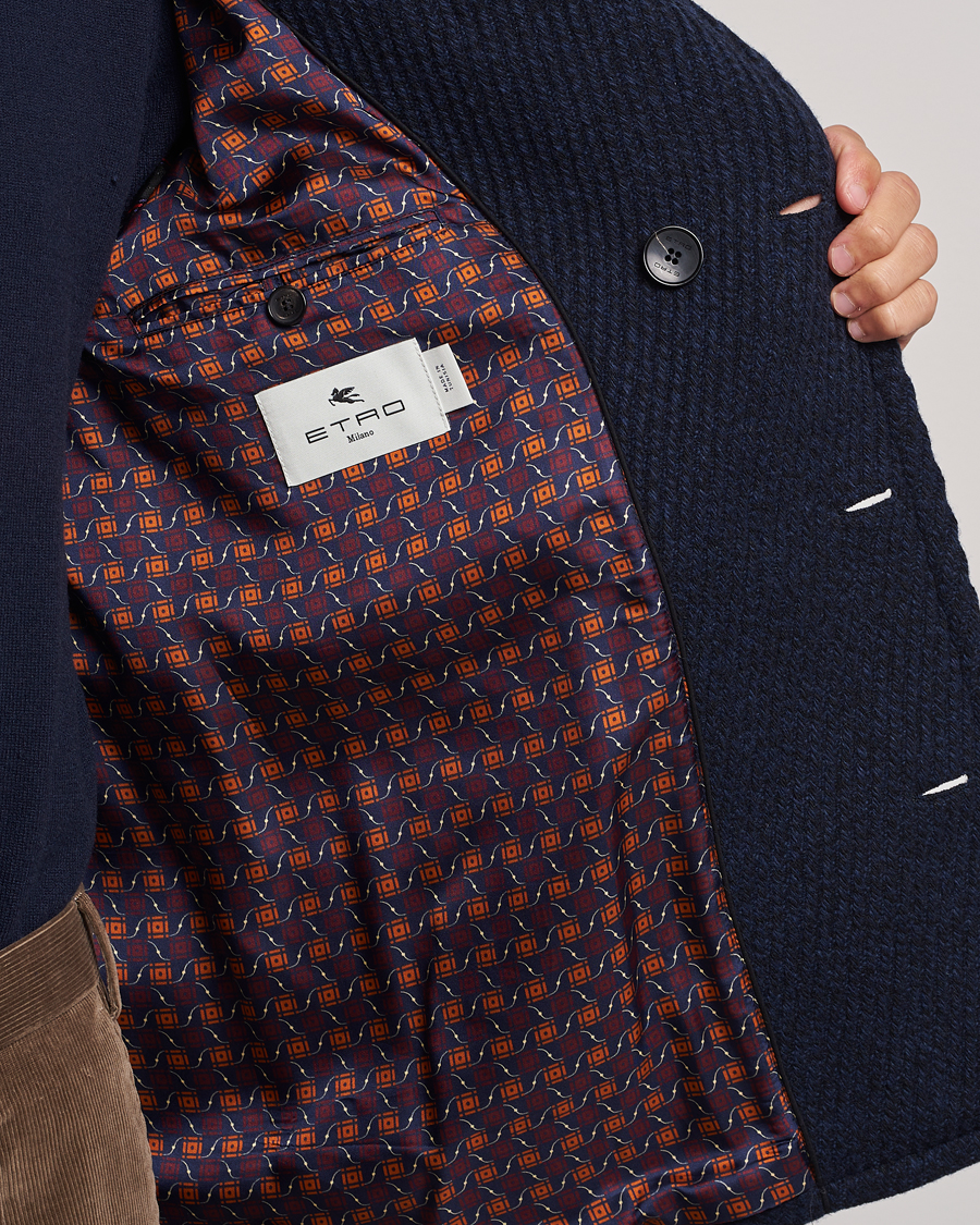 Uomini | Giacche | Etro | Wool Peacoat Navy