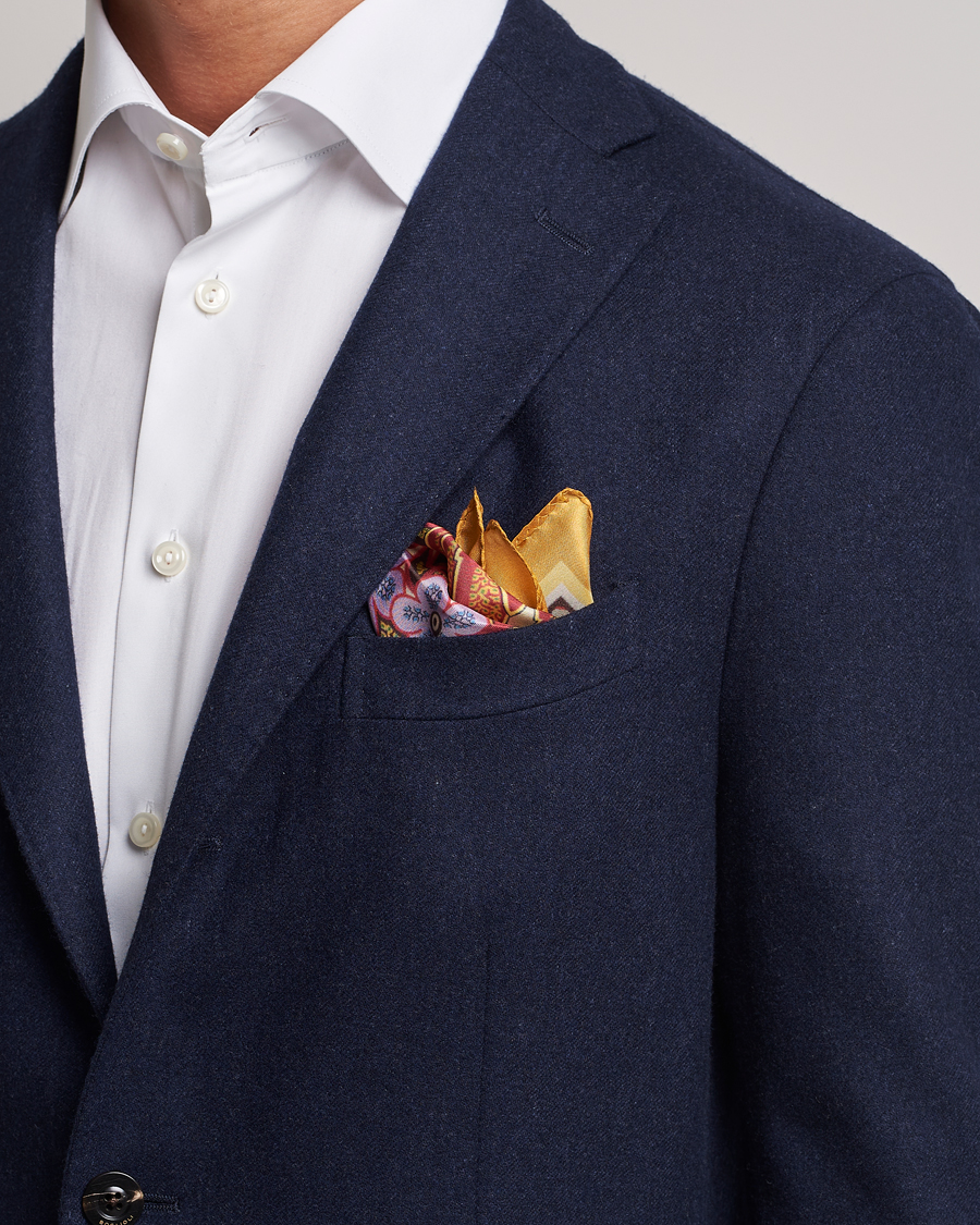 Uomini | Etro Bangalore Printed Pocket Square Beige | Etro | Bangalore Printed Pocket Square Beige