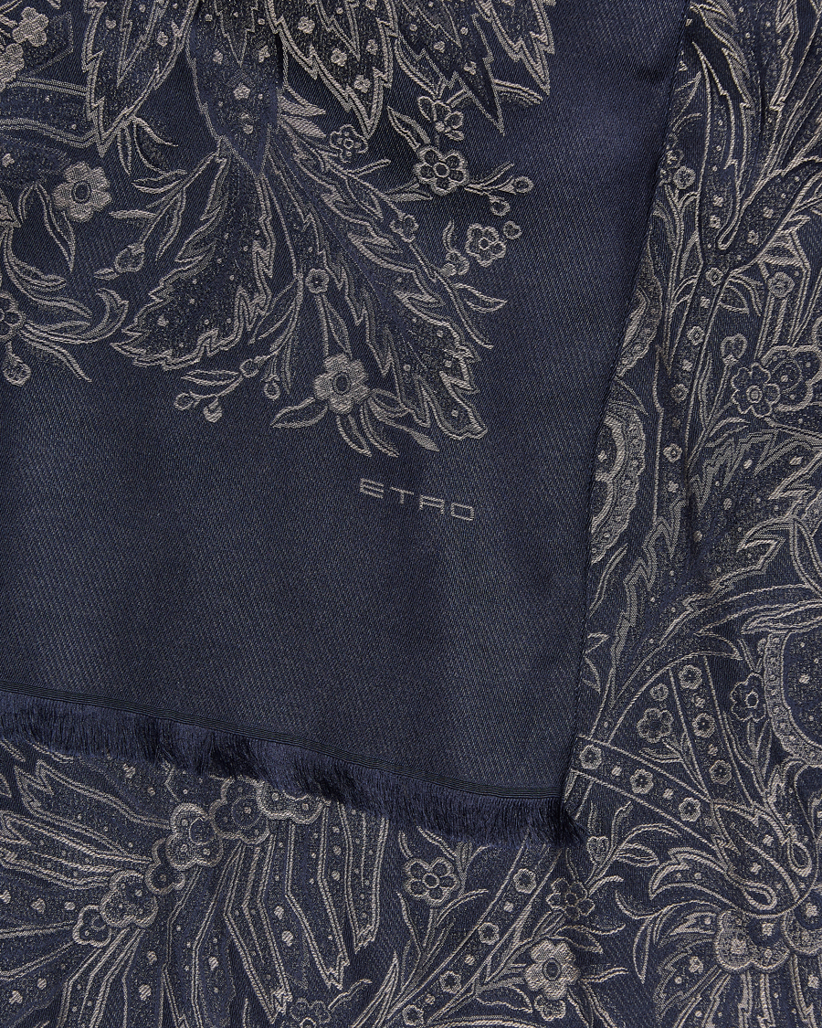 Uomini | Etro Silk/Viscose Scarf Navy | Etro | Silk/Viscose Scarf Navy