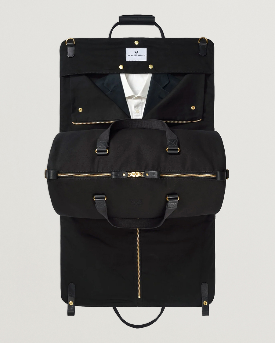 Uomini | Borse | Bennett Winch | Canvas Suit Carrier Holdall Black
