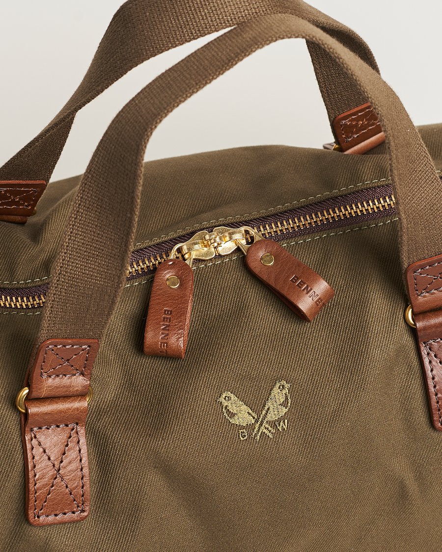 Uomini | Borse | Bennett Winch | Canvas Suit Carrier Holdall Olive