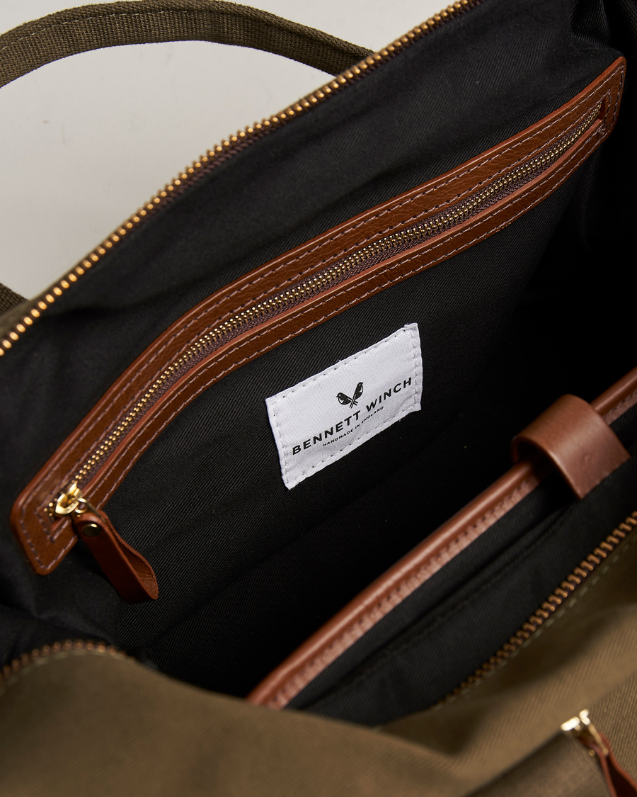 Uomini | Borse | Bennett Winch | Canvas Weekender Olive