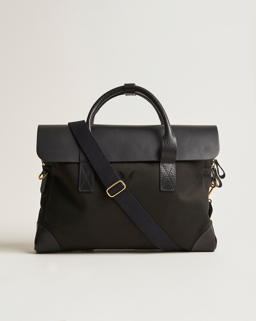Uomini | Borse | Bennett Winch | Canvas Briefcase Black