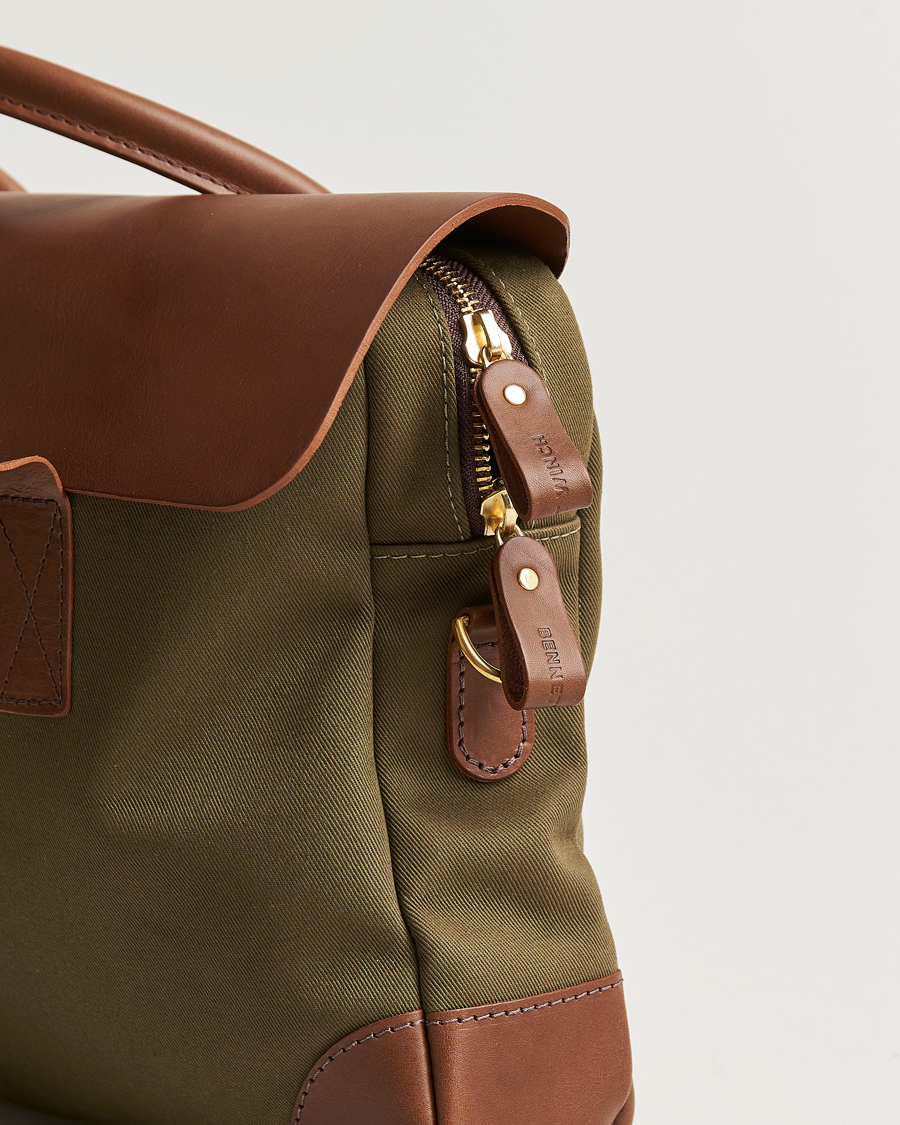 Uomini | Borse | Bennett Winch | Canvas Briefcase Olive