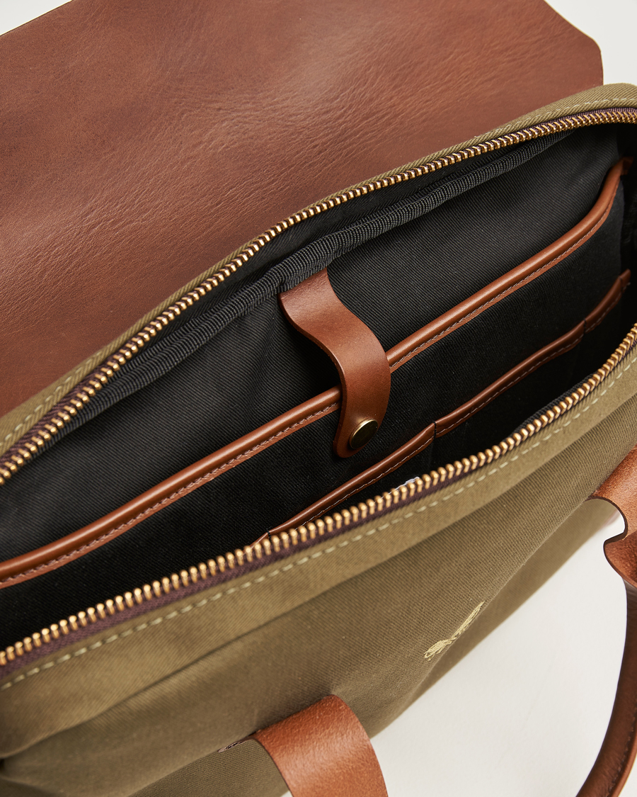 Uomini | Borse | Bennett Winch | Canvas Briefcase Olive