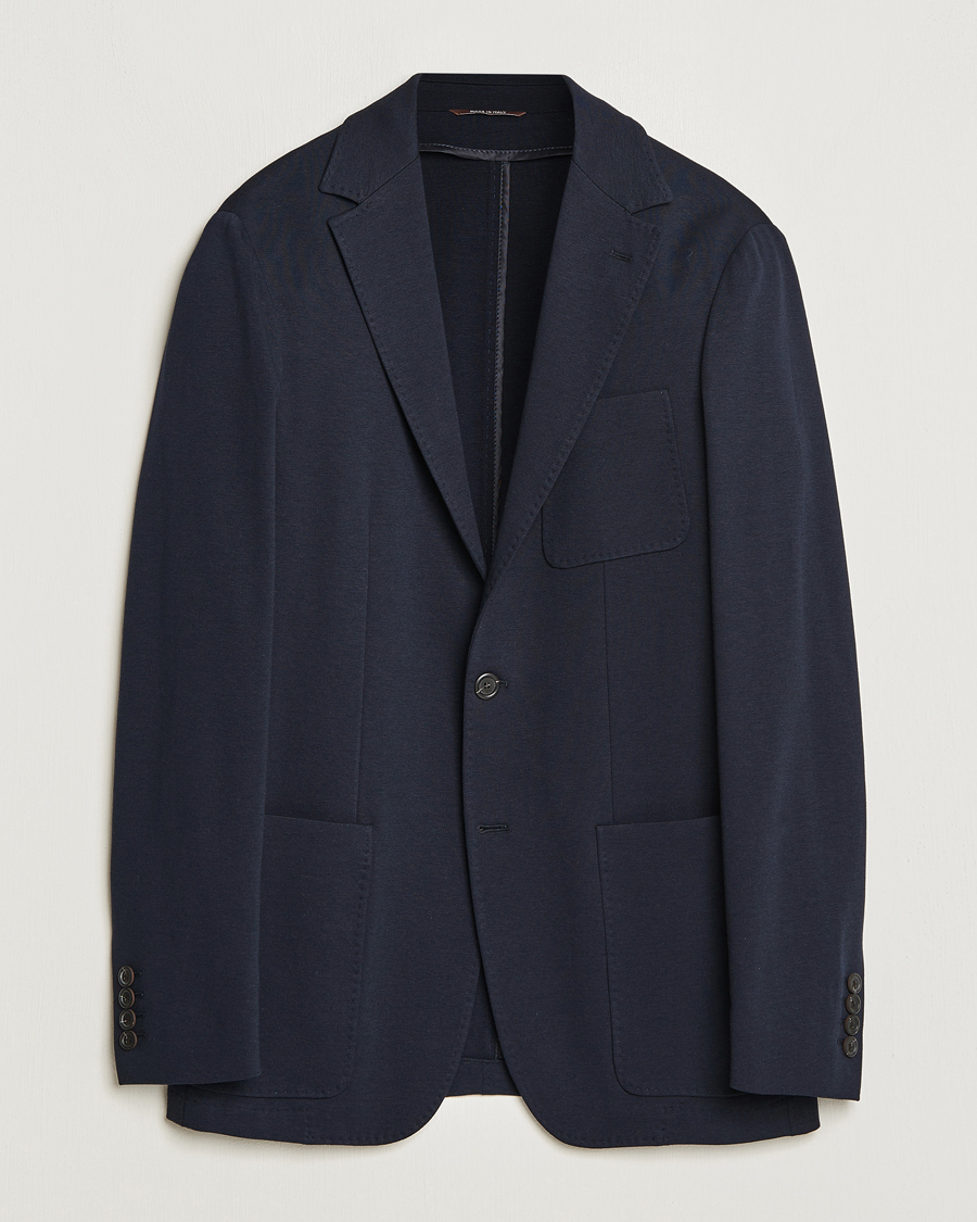 Uomini | Blazers | Canali | Jersey Blazer Navy