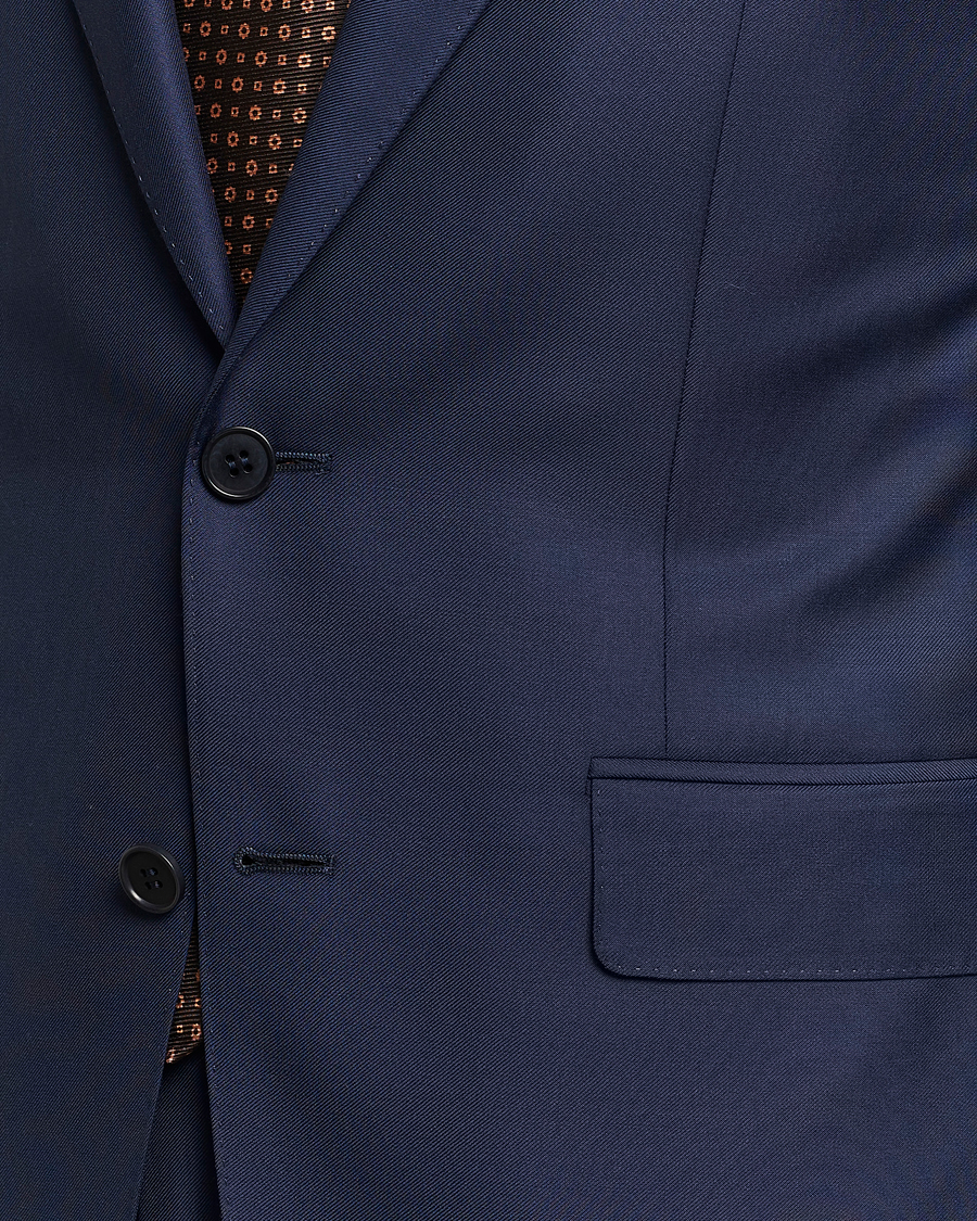 Uomini | Abiti | Canali | Super 130s Wool Capri Suit Dark Blue