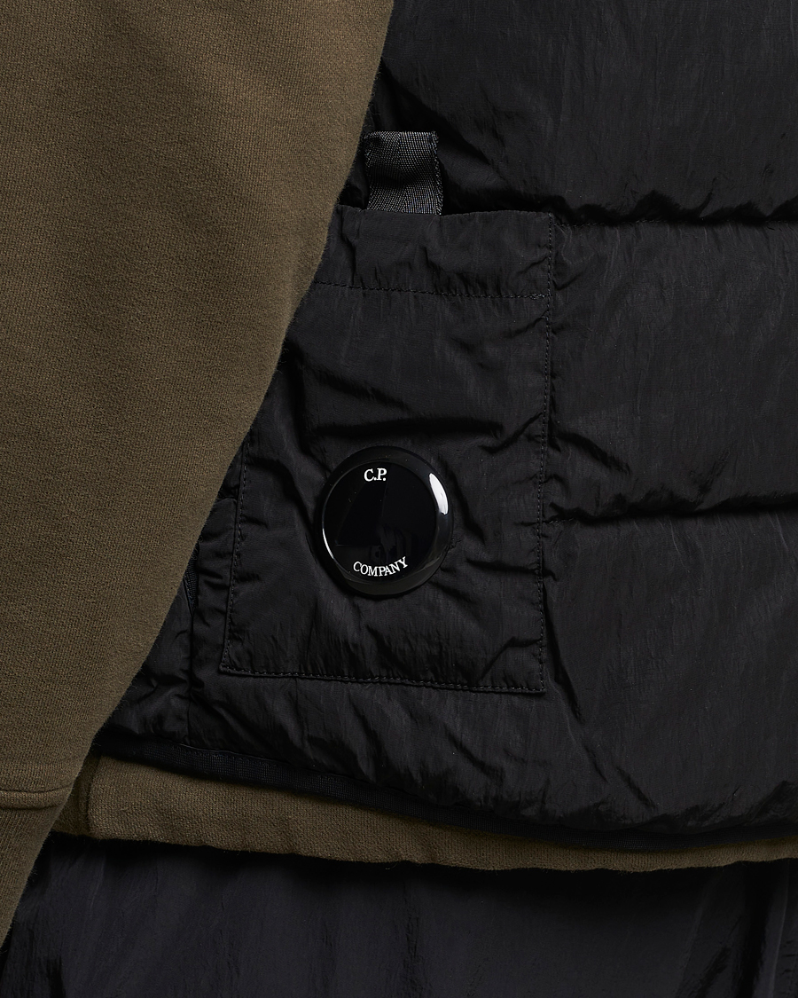 Uomini | Giacche | C.P. Company | Eco-Chrome R Lightweight Down Vest Black