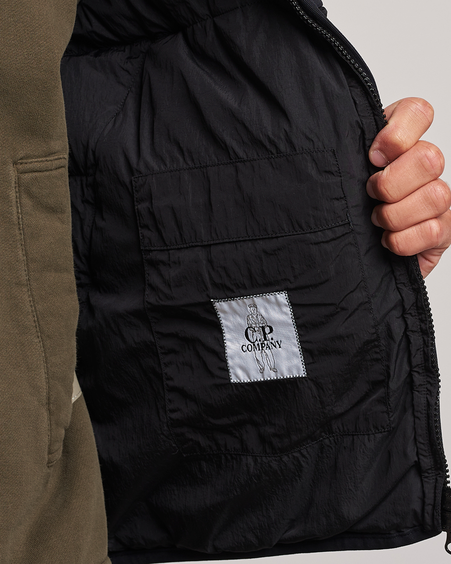 Uomini | Giacche | C.P. Company | Eco-Chrome R Lightweight Down Vest Black