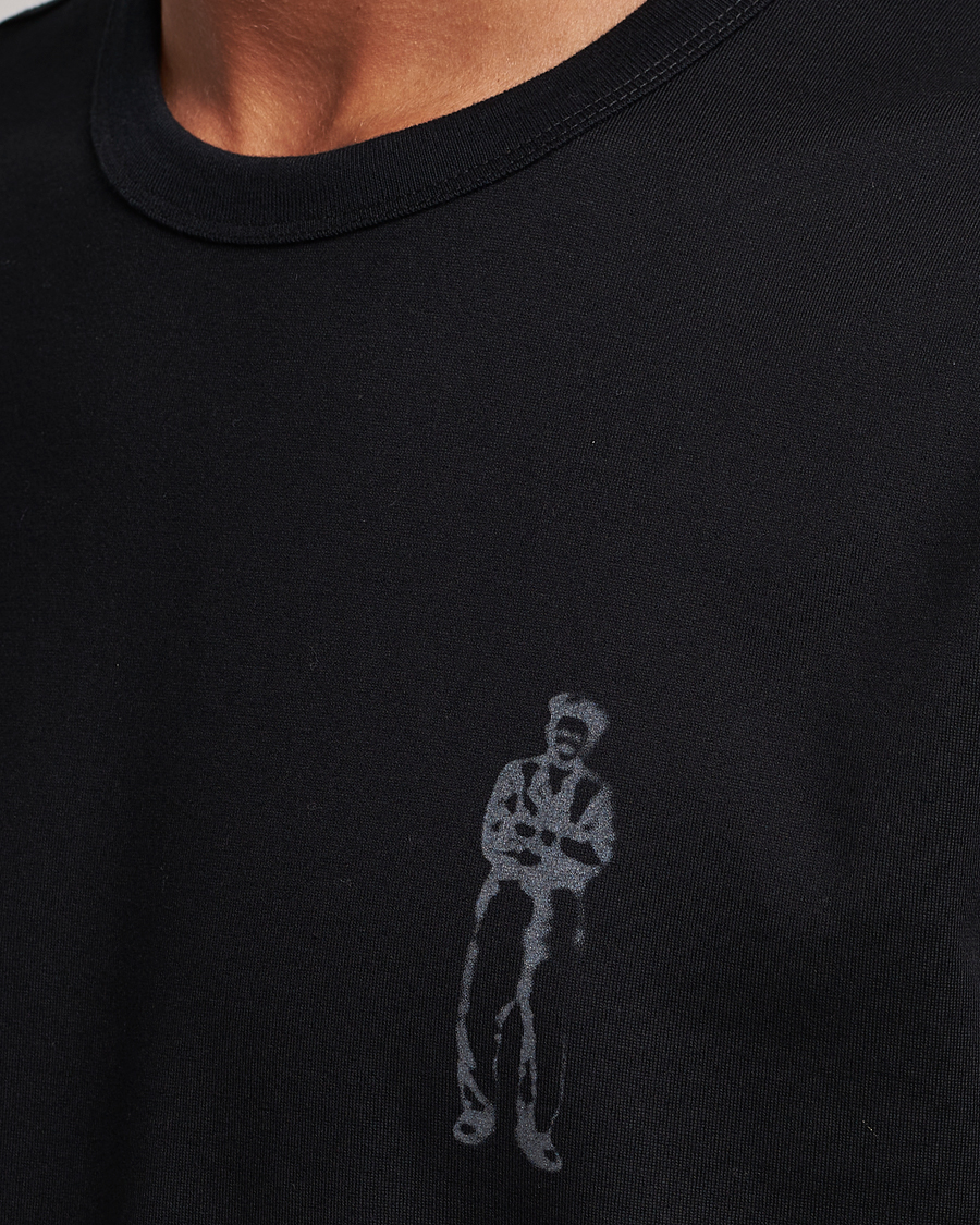 Uomini | T-shirt | C.P. Company | Mercerized Jersey Logo T-Shirt Black