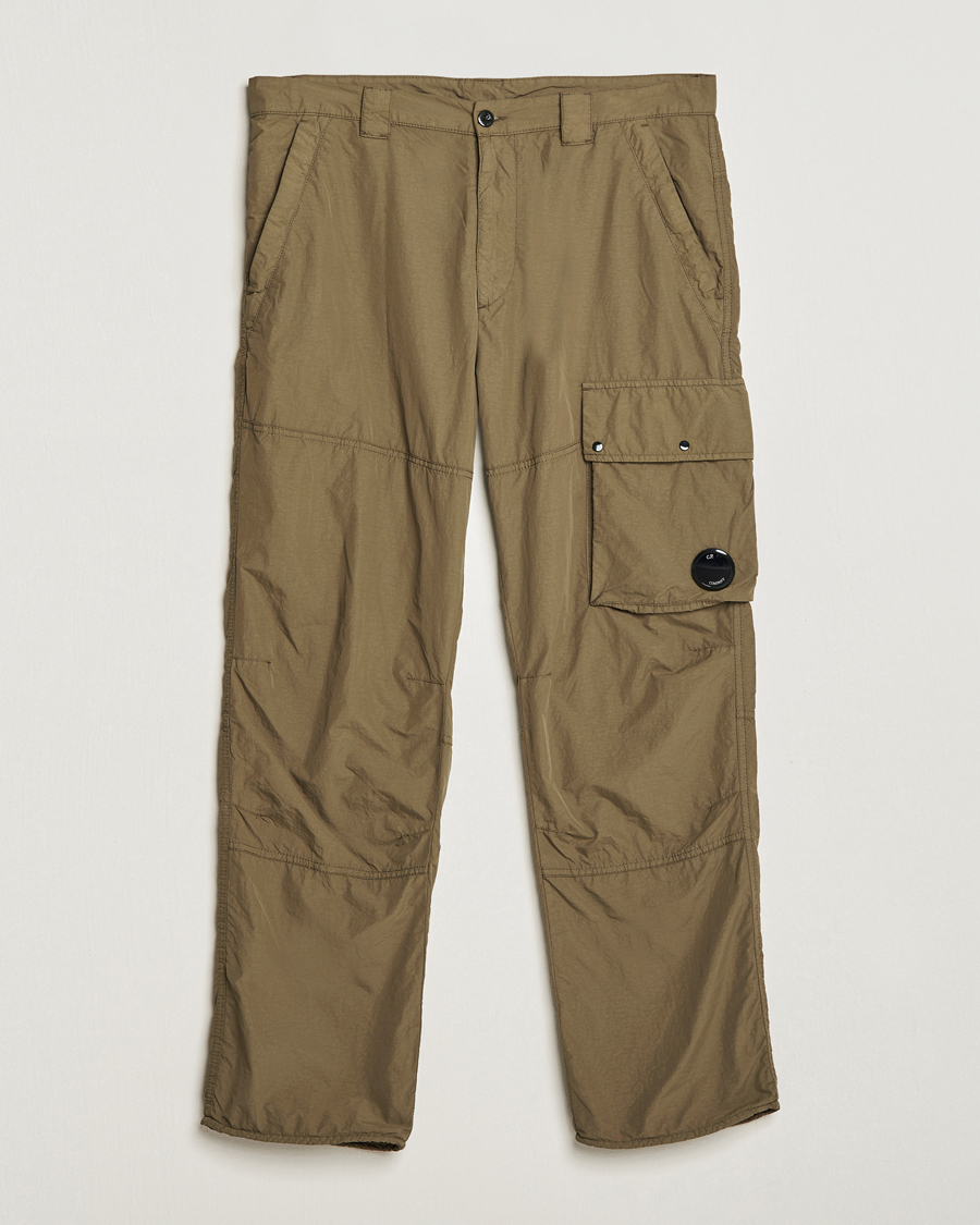 Uomini | Pantaloni | C.P. Company | Flatt Nylon Cargo Pants Light Brown