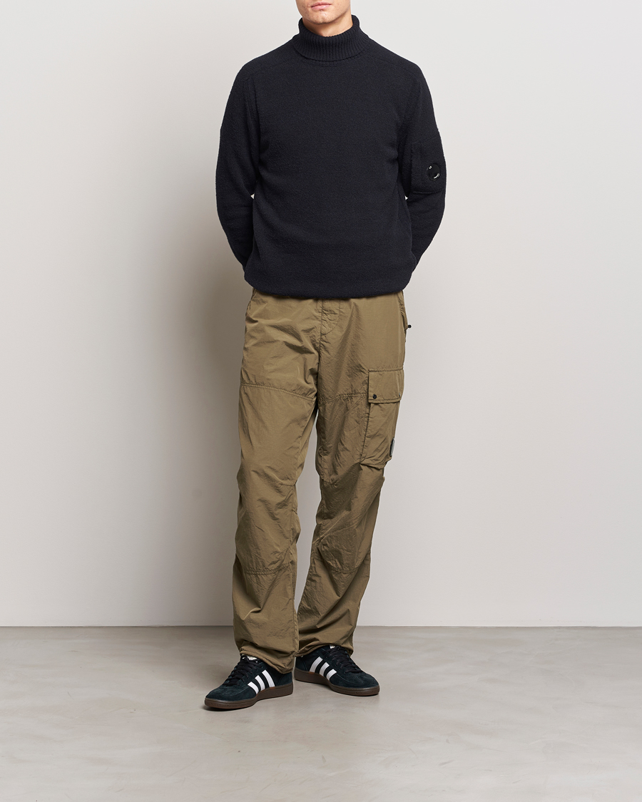 Uomini | Pantaloni | C.P. Company | Flatt Nylon Cargo Pants Light Brown
