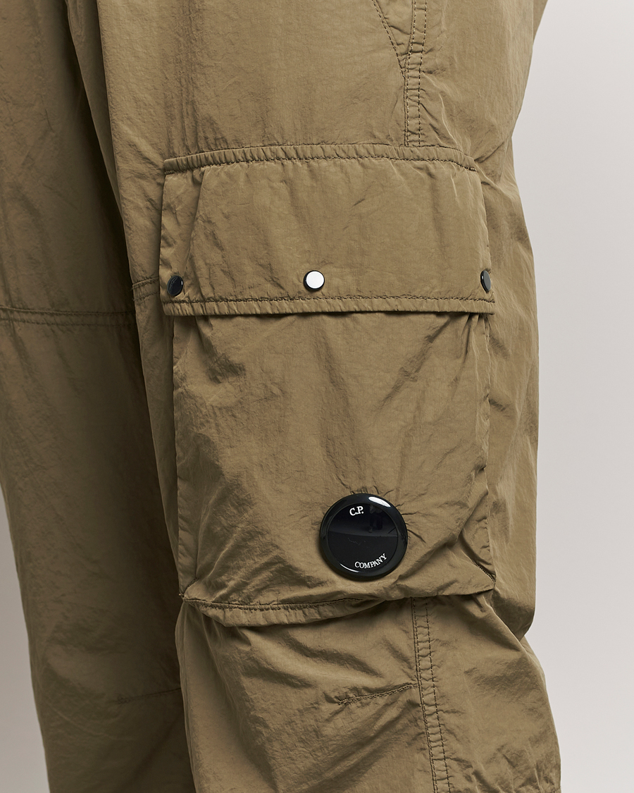 Uomini | Pantaloni | C.P. Company | Flatt Nylon Cargo Pants Light Brown