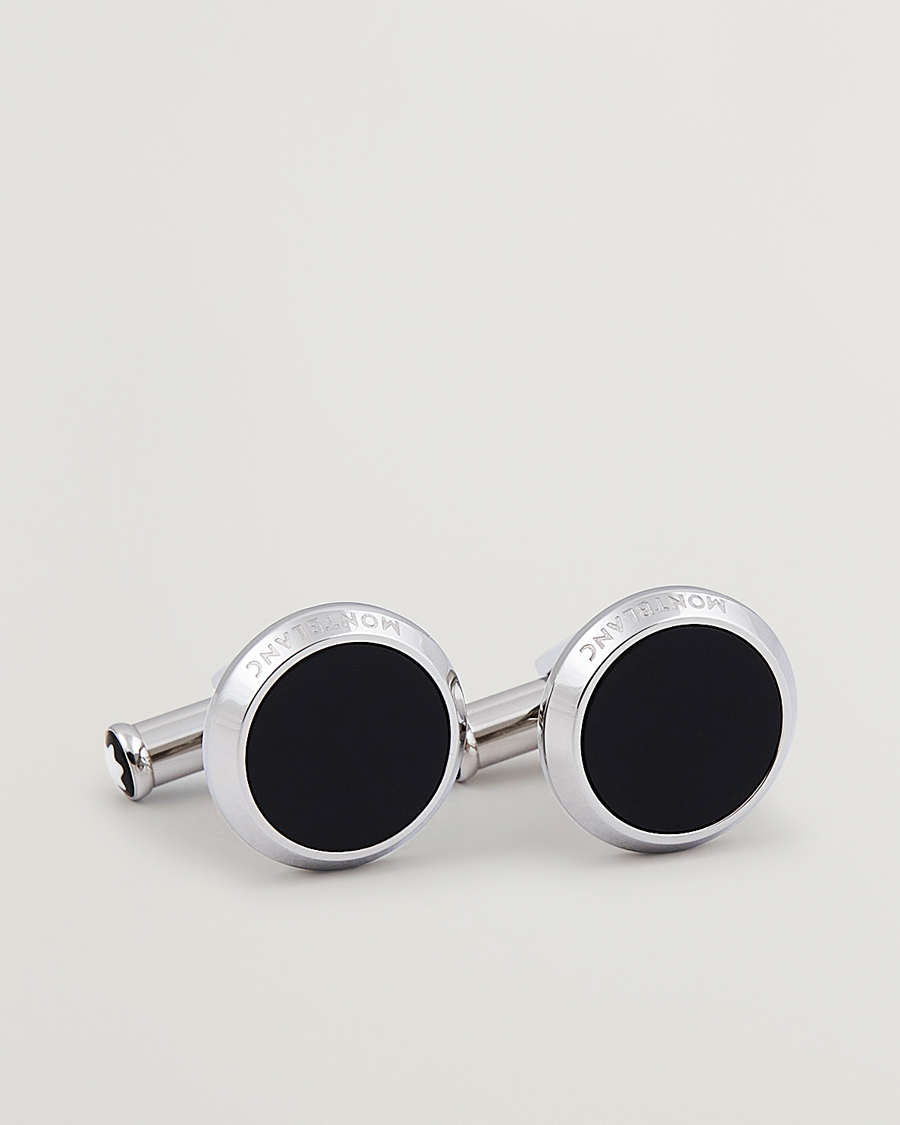 Uomini | Gemelli | Montblanc | Meisterstück Steel Cufflinks Black Onyx