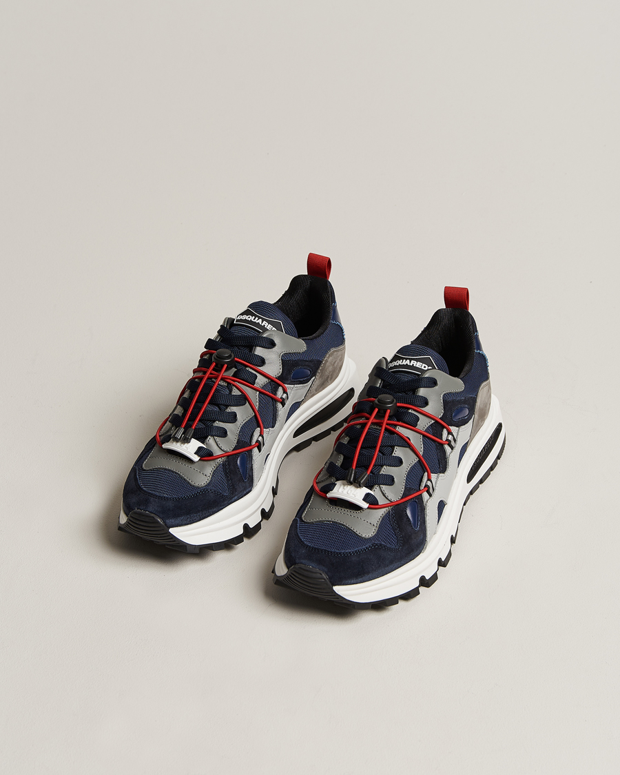 Uomini | Dsquared2 DS2 Running Sneaker Blue/Grey | Dsquared2 | DS2 Running Sneaker Blue/Grey