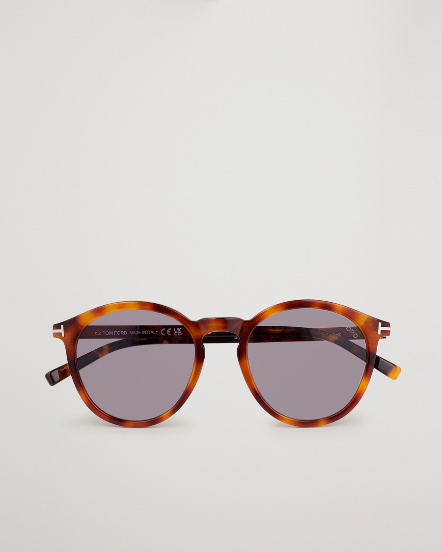 Uomini | Occhiali da sole | Tom Ford | Elton Sunglasses Blonde Havana/Smoke