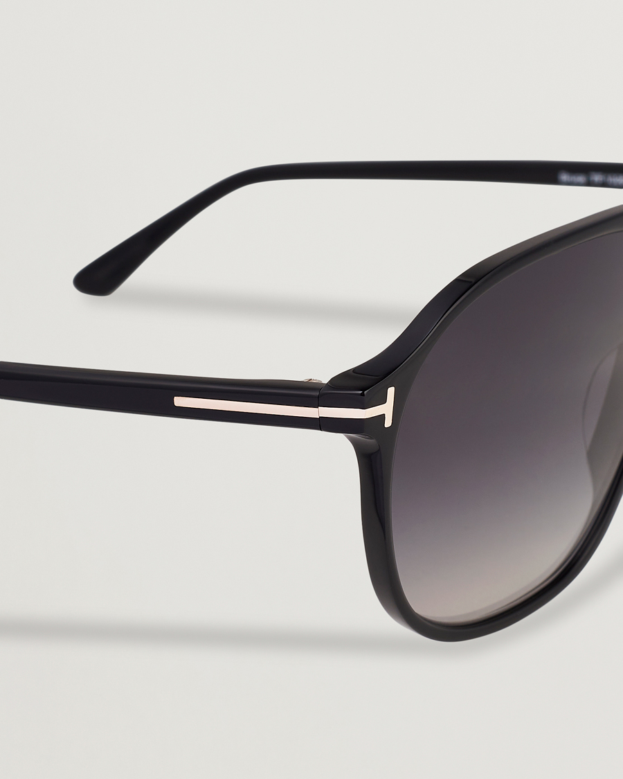 Uomini | Occhiali da sole | Tom Ford | Bruce Sunglasses Shiny Black/Gradient Smoke