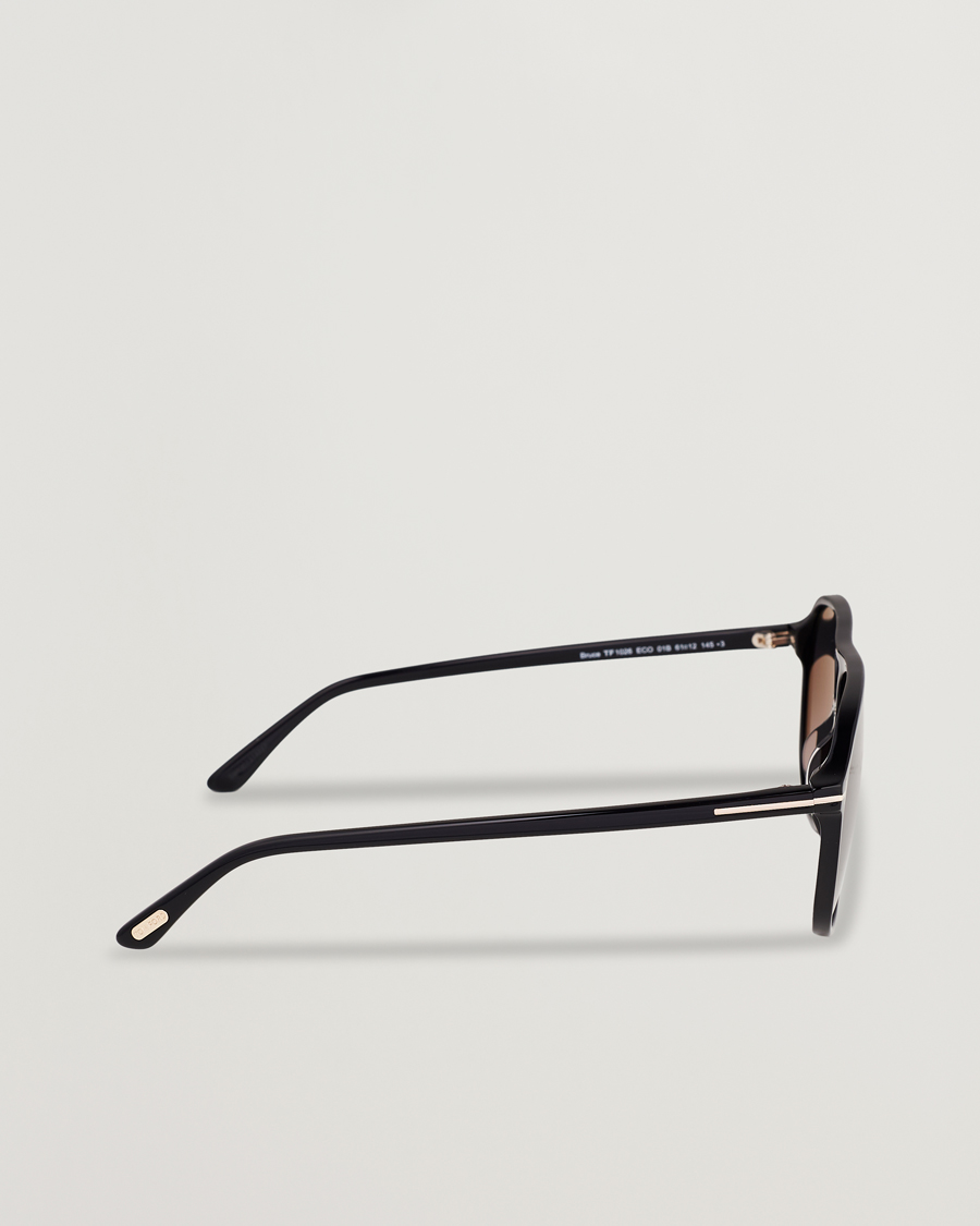 Uomini | Occhiali da sole | Tom Ford | Bruce Sunglasses Shiny Black/Gradient Smoke