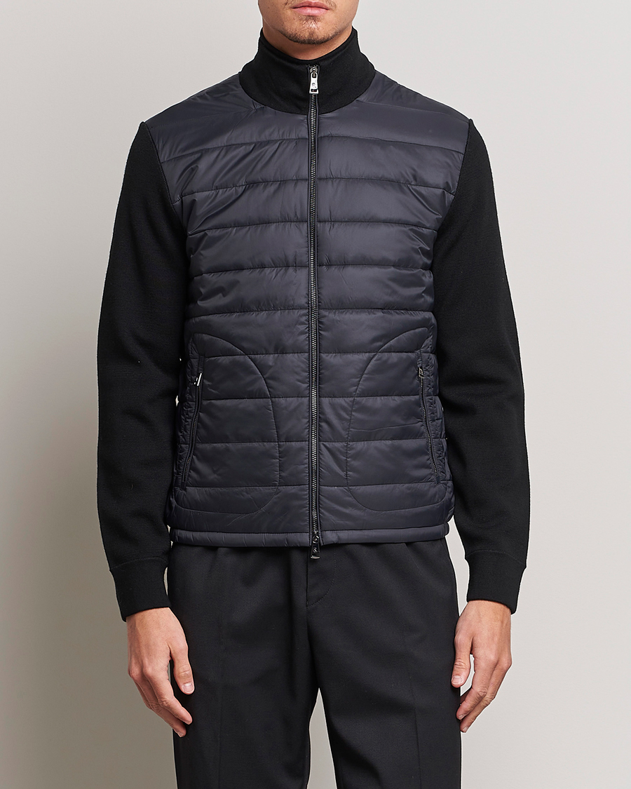 Uomini | Giacche | Ralph Lauren Purple Label | Hybrid Zip Jacket Black