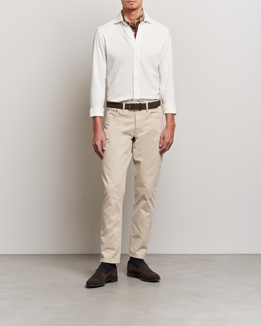 Uomini | Pantaloni | Ralph Lauren Purple Label | Slim Fit 5-Pocket Pants Sand