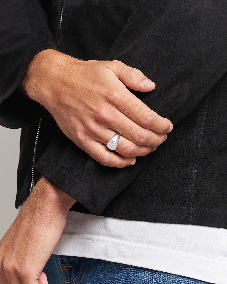 Uomini | Gioielli | Tom Wood | Kay Ring Satin Silver