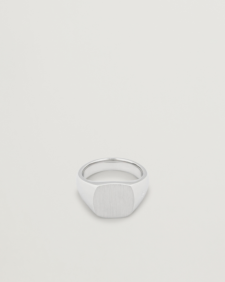 Uomini | Gioielli | Tom Wood | Kay Ring Satin Silver