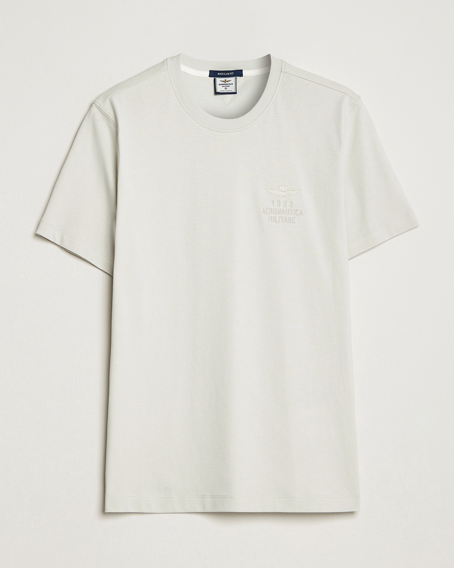 Uomini | T-shirt | Aeronautica Militare | TS2129 Crew Neck T-Shirt Ice Palace