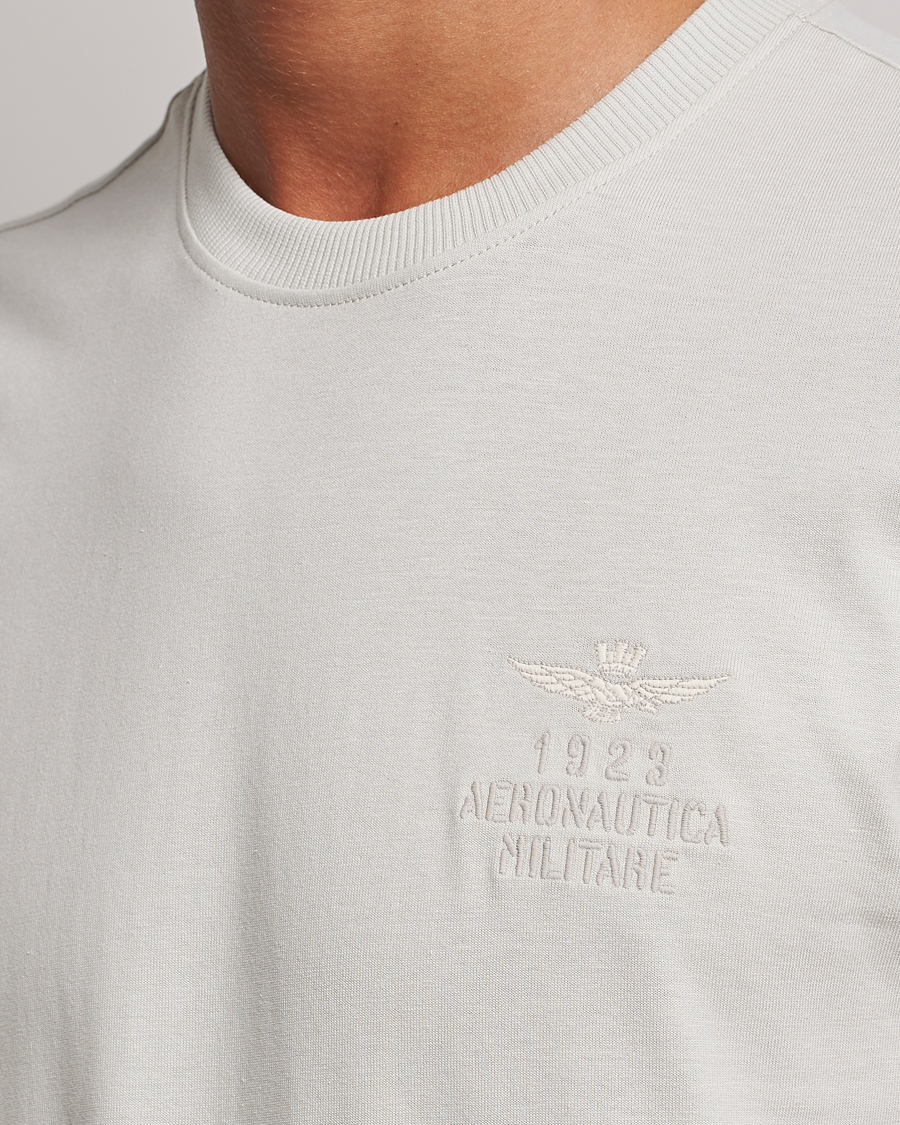 Uomini | T-shirt | Aeronautica Militare | TS2129 Crew Neck T-Shirt Ice Palace