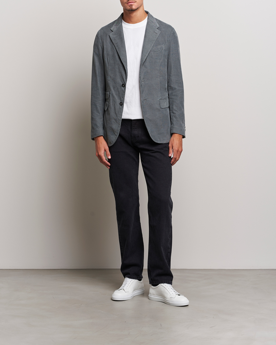 Uomini | Blazers | Massimo Alba | Baby Corduroy Blazer Smoke