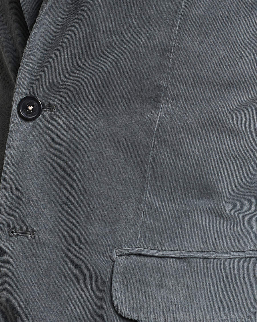 Uomini | Blazers | Massimo Alba | Baby Corduroy Blazer Smoke