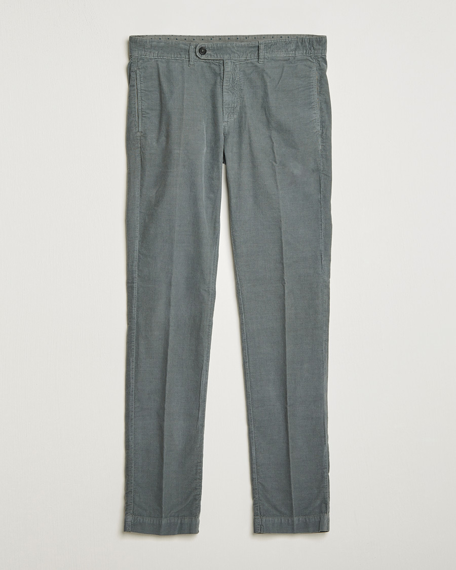 Uomini | Pantaloni | Massimo Alba | Baby Corduroy Trousers Smoke
