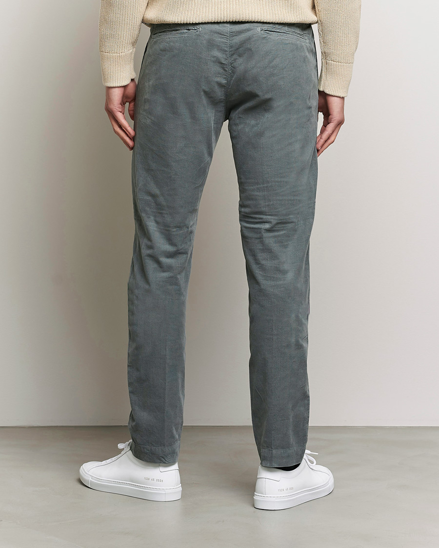 Uomini | Pantaloni | Massimo Alba | Baby Corduroy Trousers Smoke
