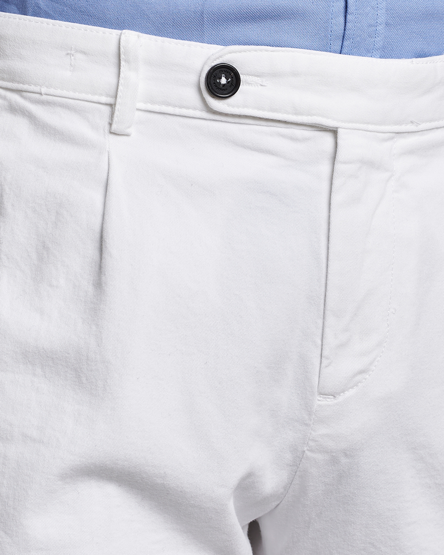 Uomini | Pantaloni | Massimo Alba | Ionio Cotton/Cashmere Trousers White