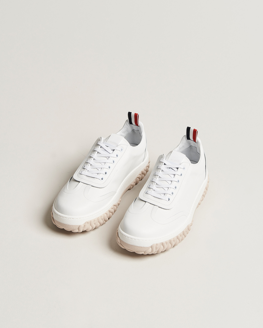 Uomini | Thom Browne Cable Sole Field Shoe White | Thom Browne | Cable Sole Field Shoe White