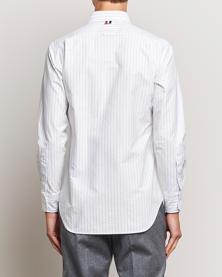 Uomini | Camicie | Thom Browne | Oxford Pinstripe Shirt Light Blue