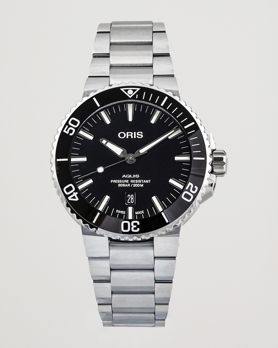 Uomini | Oris Aquis Date 43,5mm Polished Black | Oris | Aquis Date 43,5mm Polished Black