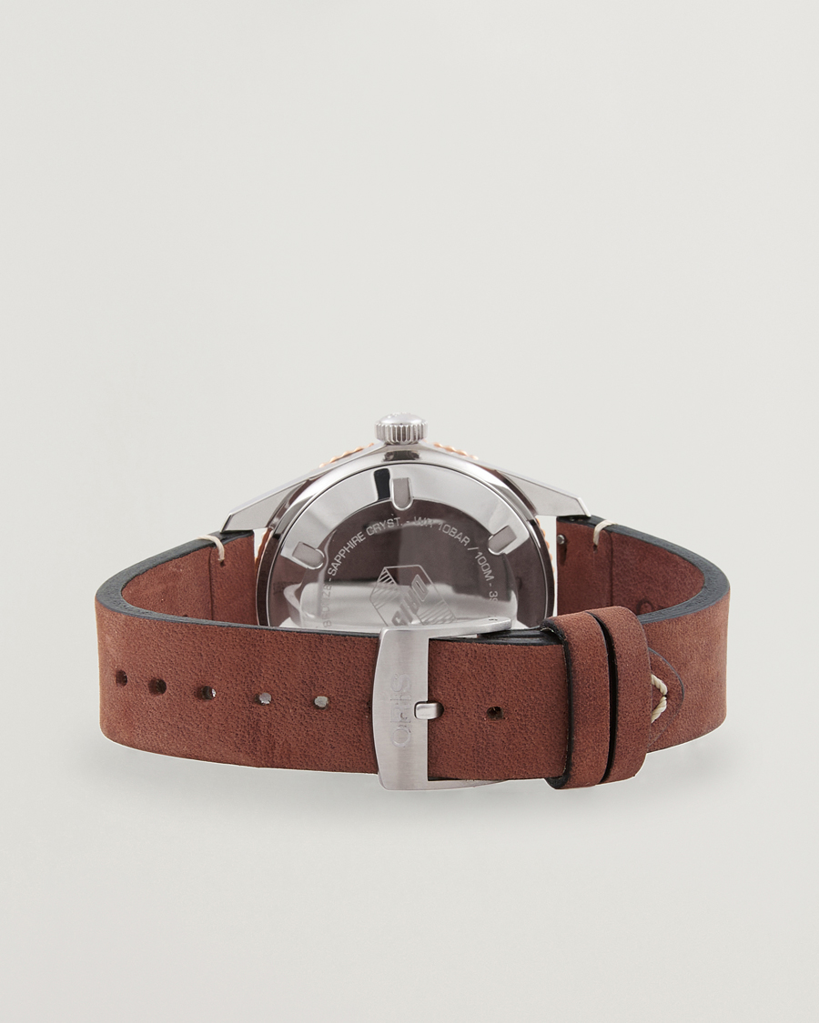 Uomini | Oris Divers Sixty-Five 40mm Leather Bracelet Brown | Oris | Divers Sixty-Five 40mm Leather Bracelet Brown