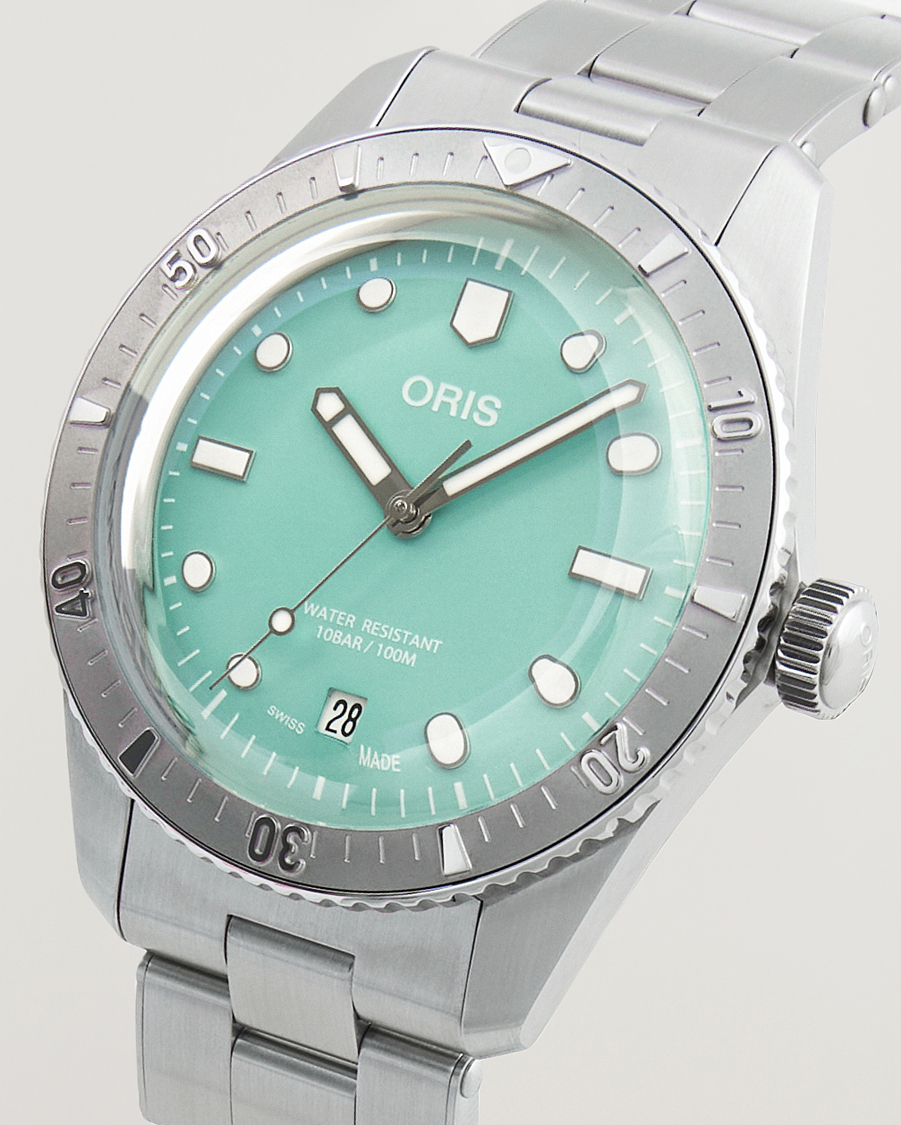 Uomini | Oris Divers Sixty-Five 38,5mm Cotton Candy Light Green | Oris | Divers Sixty-Five 38,5mm Cotton Candy Light Green
