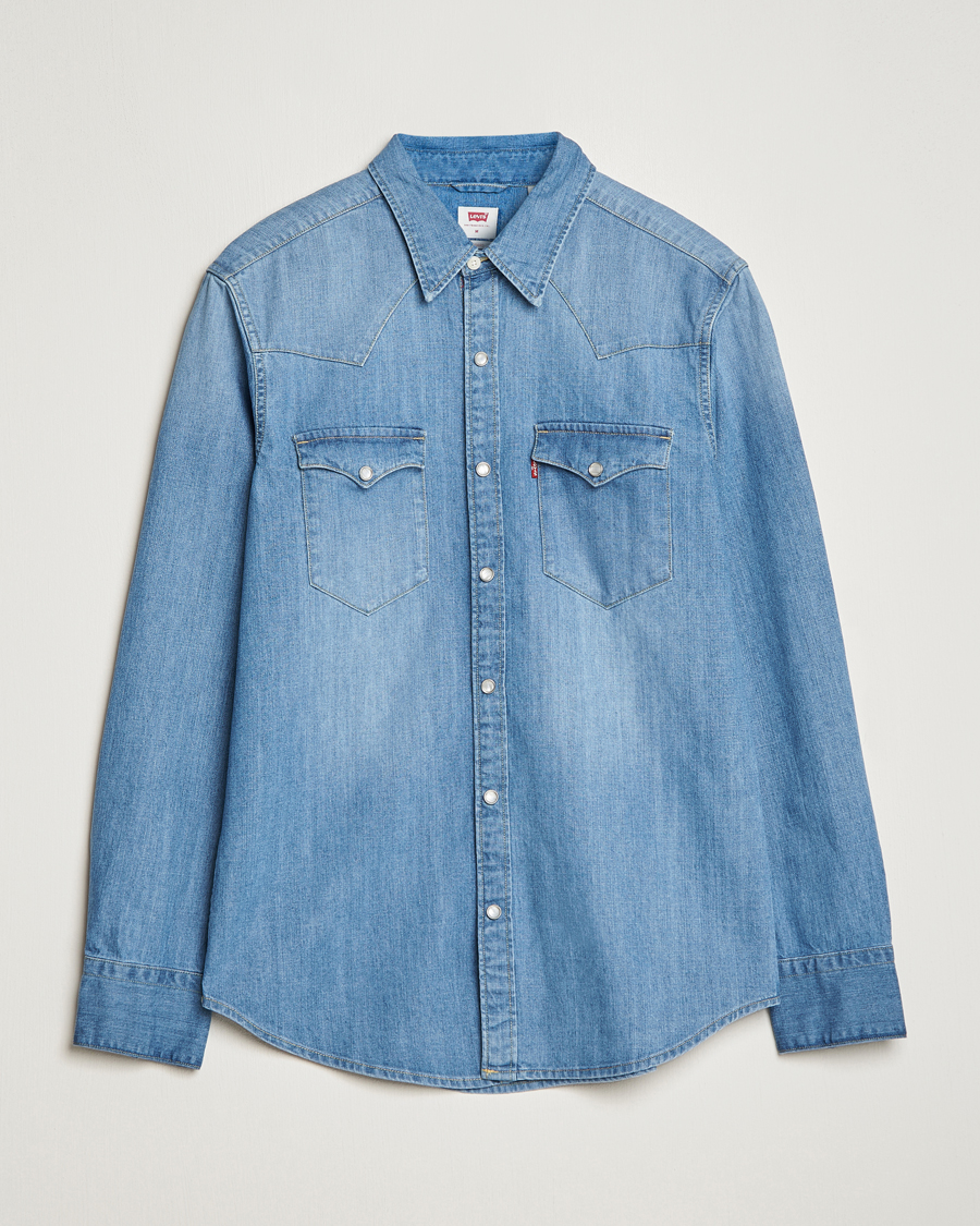 Uomini | Camicie | Levi's | Barstow Western Standard Shirt Light Blue