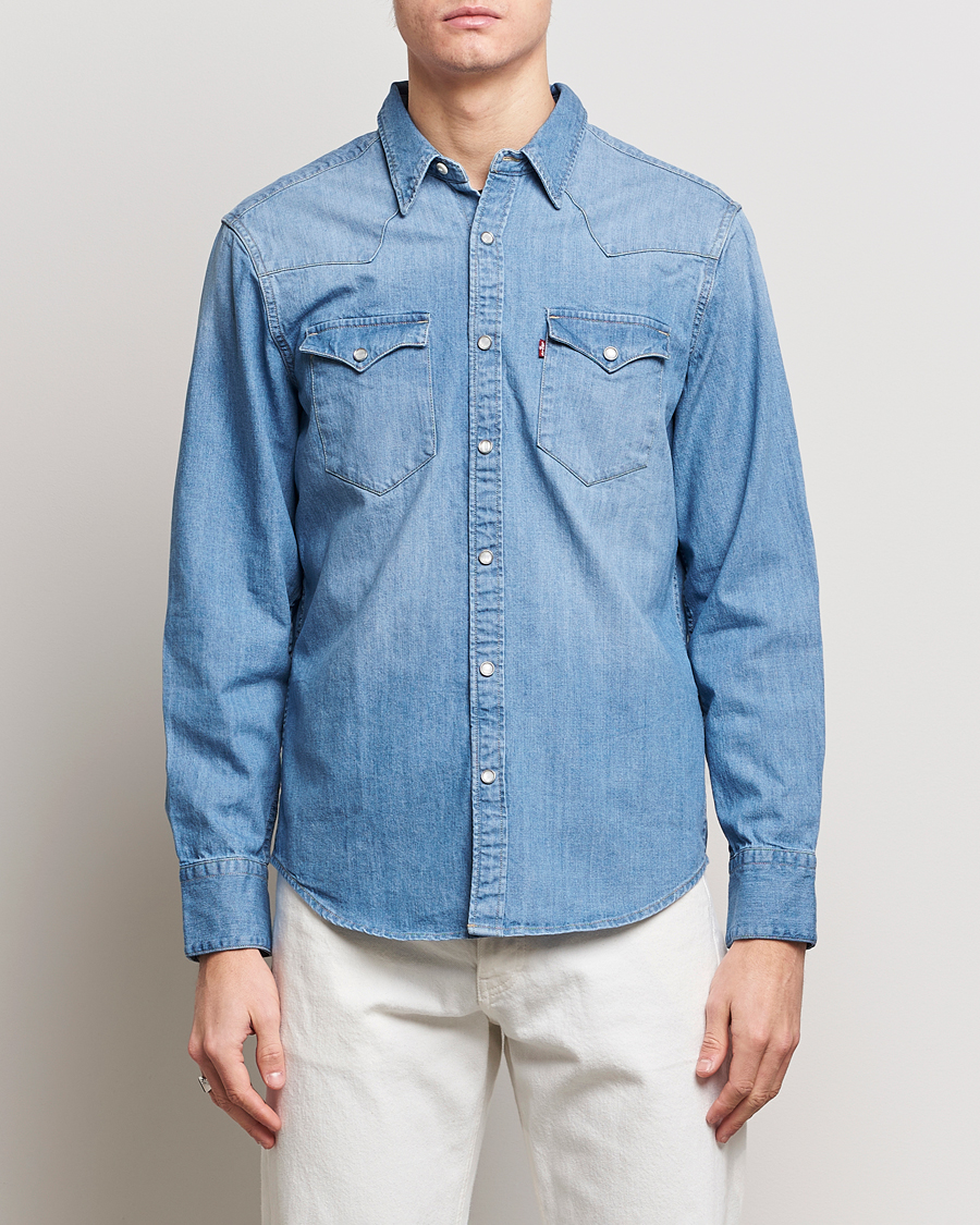 Uomini | Camicie | Levi's | Barstow Western Standard Shirt Light Blue