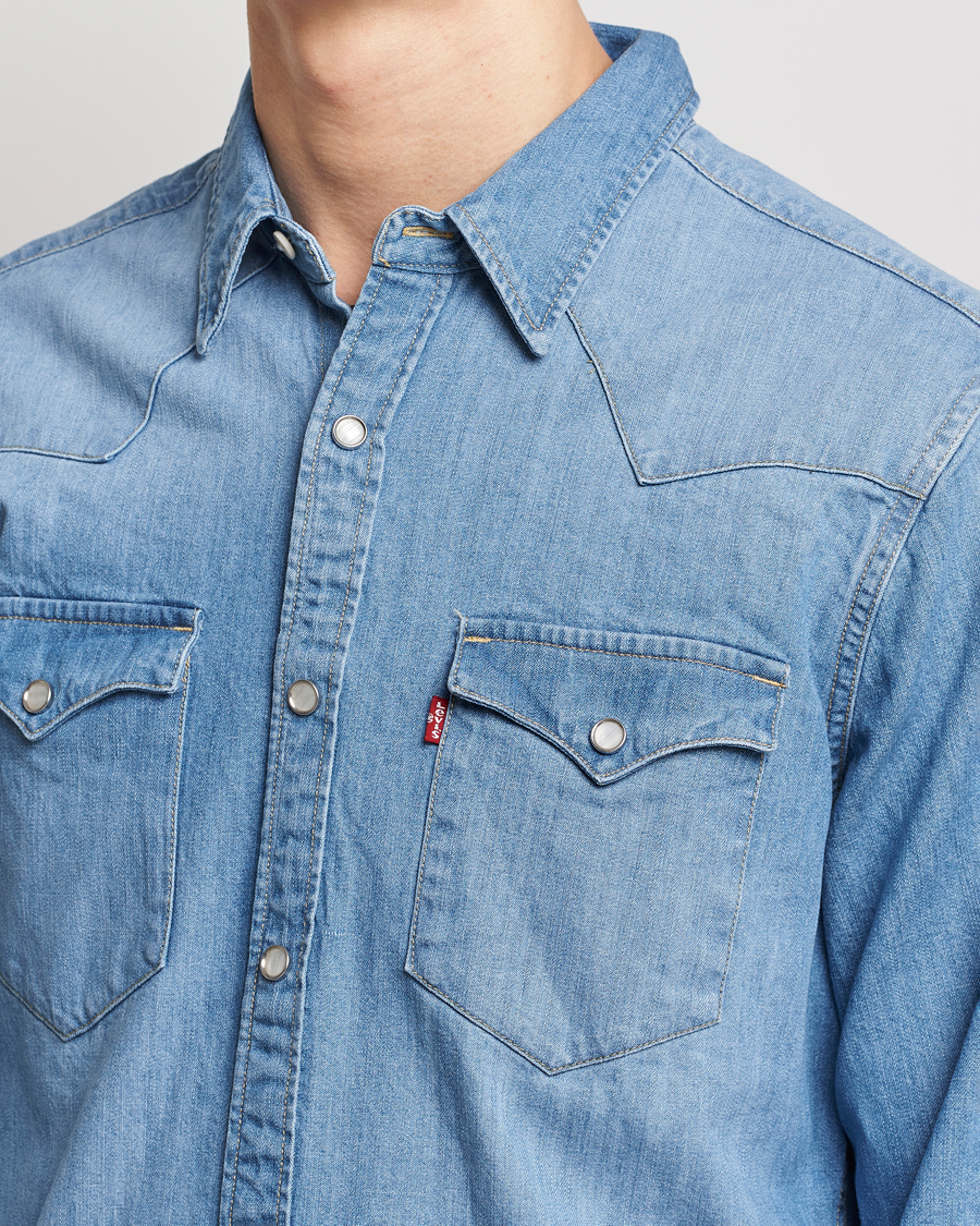 Uomini | Camicie | Levi's | Barstow Western Standard Shirt Light Blue