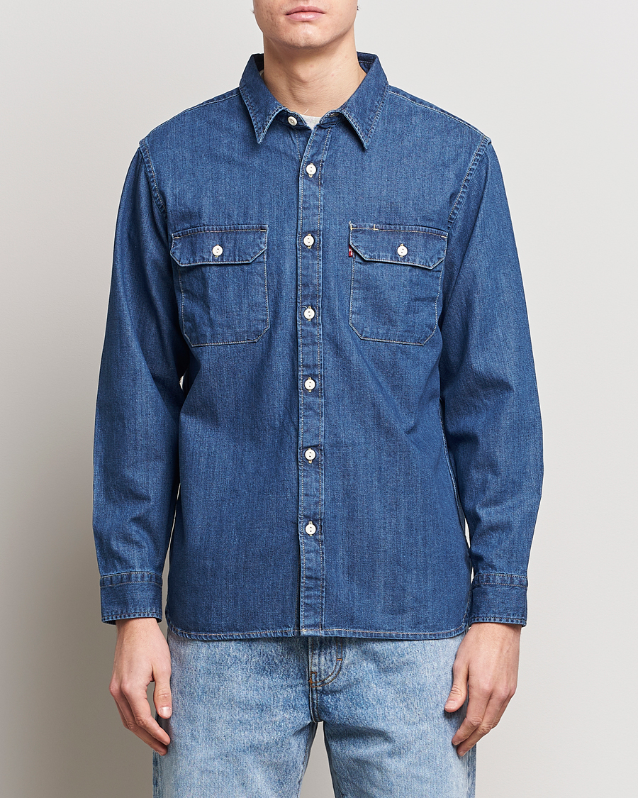 Uomini | Camicie | Levi's | Jackson Worker Shirt Sterling Dark Wash