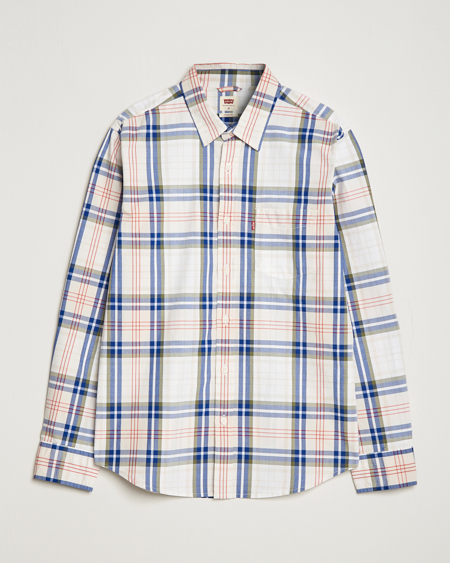 Uomini | Camicie | Levi's | Sunset Pocket Shirt White/Beige