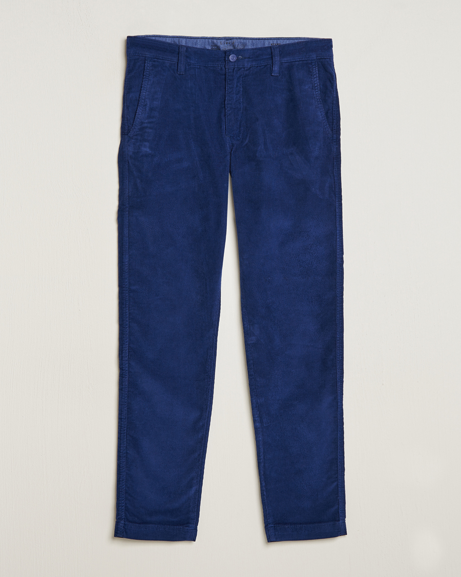 Uomini | Pantaloni | Levi's | Garment Dyed Stretch Corduroy Chino Ocean Cavern