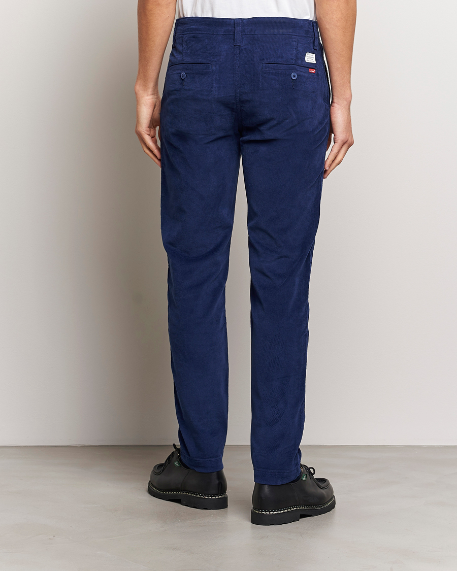 Uomini | Pantaloni | Levi's | Garment Dyed Stretch Corduroy Chino Ocean Cavern