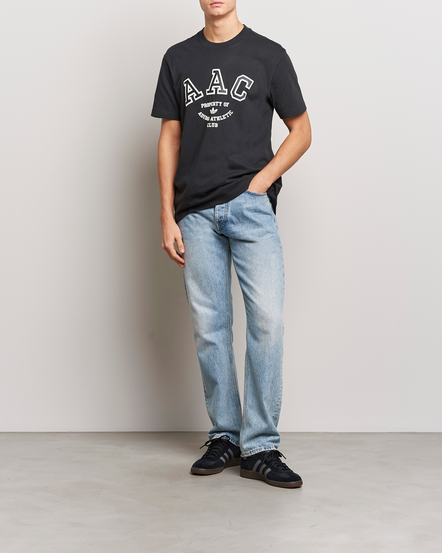 Uomini | T-shirt | adidas Originals | Hack Logo Crew Neck T-Shirt Black