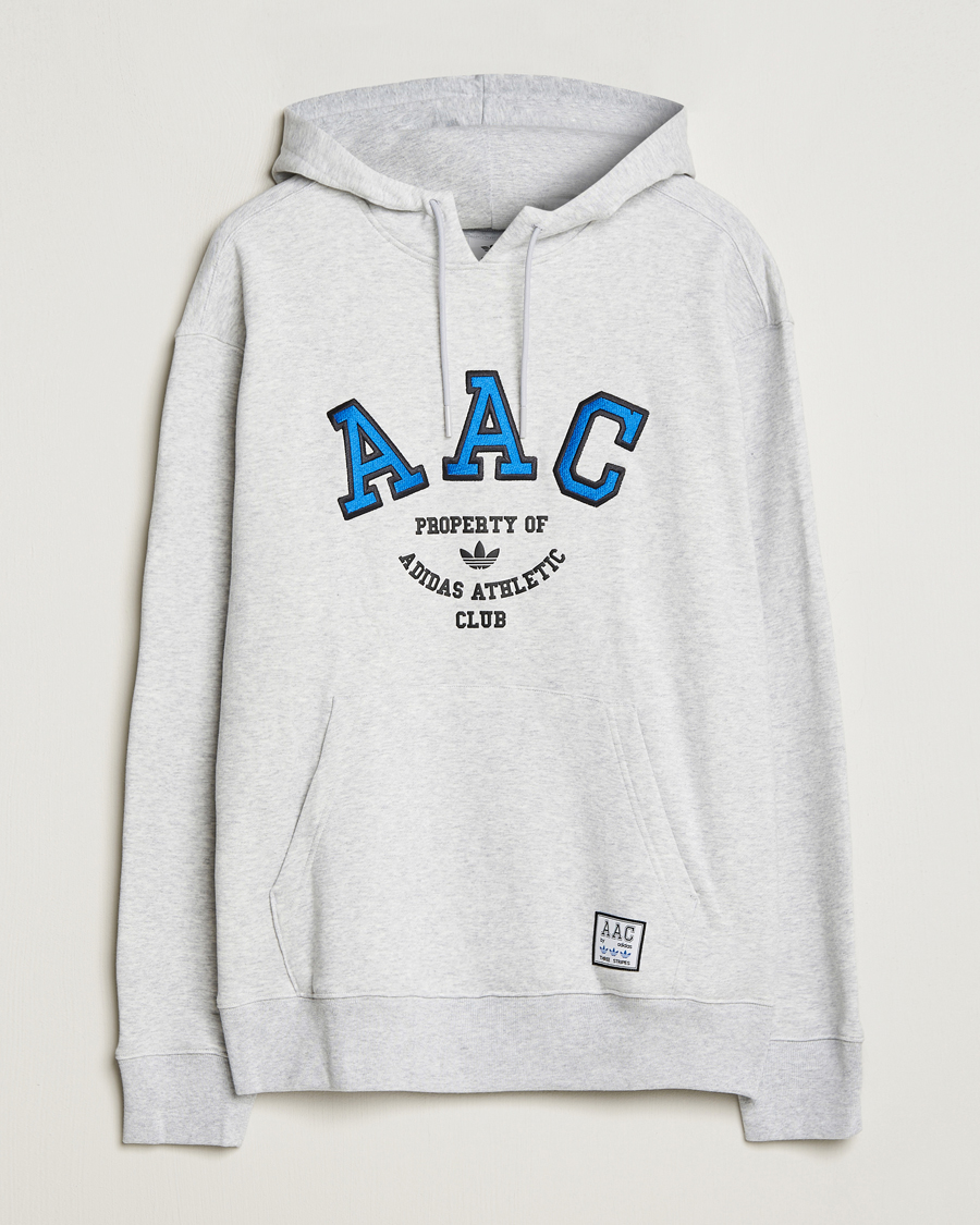 Uomini | Maglieria | adidas Originals | Hack Logo Hoodie Light Grey
