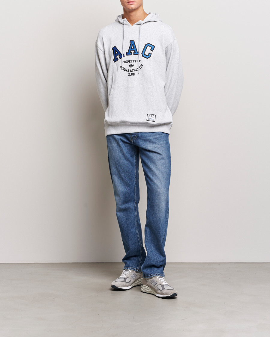 Uomini | Maglieria | adidas Originals | Hack Logo Hoodie Light Grey