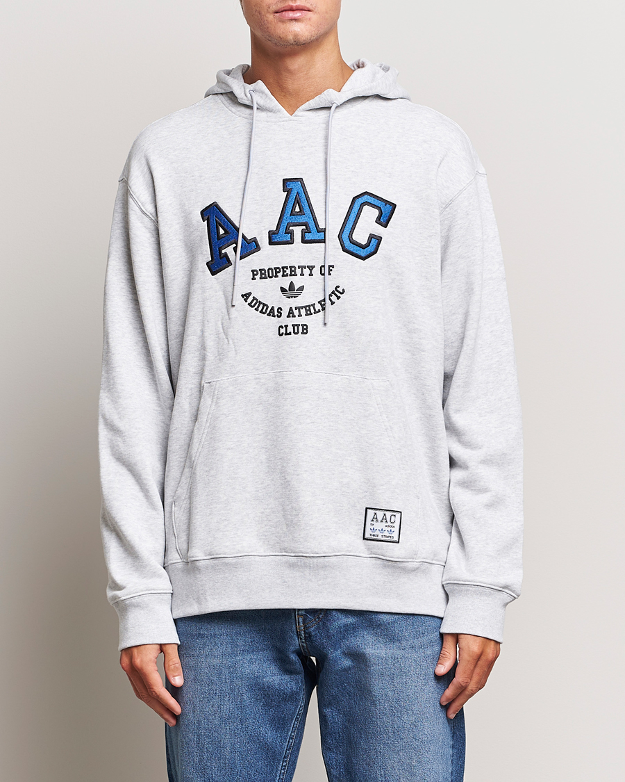 Uomini | Maglieria | adidas Originals | Hack Logo Hoodie Light Grey