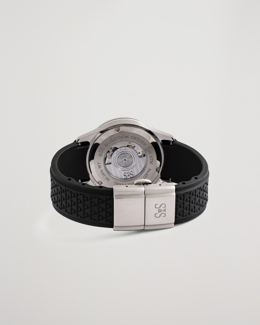 Uomini | Sjöö Sandström Pre-Owned Royal Steel Worldtimer 36mm SS-1836-WT | Sjöö Sandström Pre-Owned | Royal Steel Worldtimer 36mm SS-1836-WT